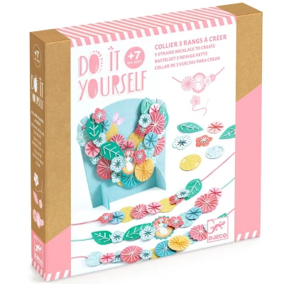 Afbeelding van Djeco knutselset diy ketting flora