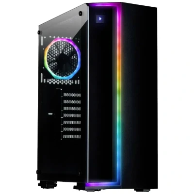 Afbeelding van Intertech S 3906 (ATX, mATX), PC behuizing, Zwart