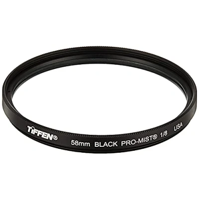 Afbeelding van Tiffen 58mm Black Pro Mist 1/8 Filter