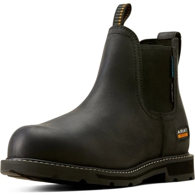 Afbeelding van Ariat Jodhpurs Groundbreaker Chelsea Waterproof Steel Toe Heren Zwart 42,5 Agradi.be
