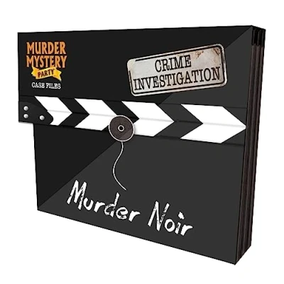 Afbeelding van University Games Mystery Party Case Files Murder zwart