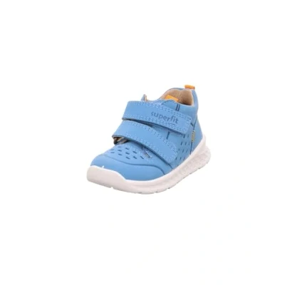 Afbeelding van Superfit Breeze Unisex Sneakers laag voor kinderen, Maat: 30, Hellblau/orange Leer