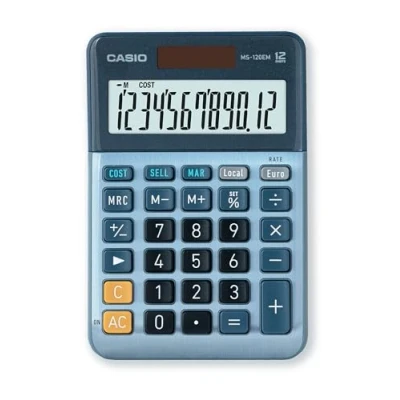 Afbeelding van Casio bureaurekenmachine MS 120EM