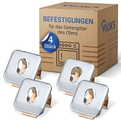 Afbeelding van VIOKS Set van 4 reservedoppen voor Bosch 00631174 / Siemens fornuis, accessoires rooster en oven reserveonderdelen/Siemens reserveonderdelen/oven Constructa