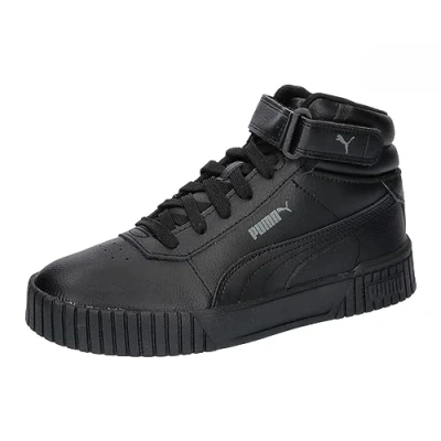 Afbeelding van PUMA Carina 2,0 Mid Jr Meisjes Sneakers Zwart Maat 38,5