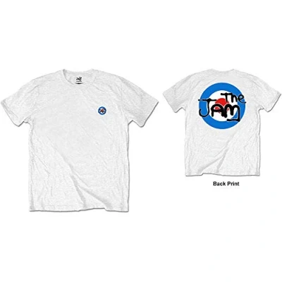 Afbeelding van The Jam Target Logo Heren T shirt 2XL Wit