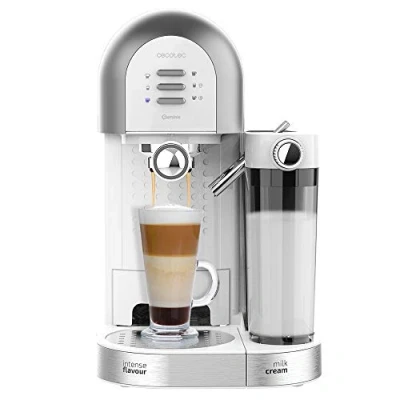 Image de Machine à café Cecotec Power instant ccino 20 chic serie bianca avec buse vapeur &quot;Cappuccino&quot; bar