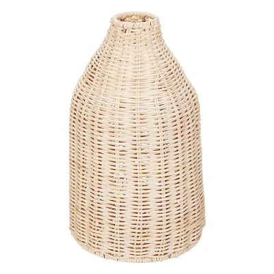 Afbeelding van Decoratieve rieten vlechtwerk vaas Seav, 26 cm