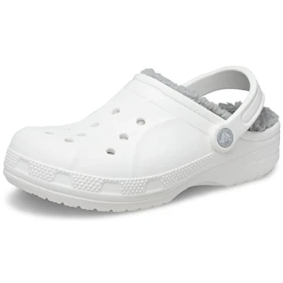 Afbeelding van Crocs Ralen Lined Clog Uniseks klomp, Wit/Licht Grijs