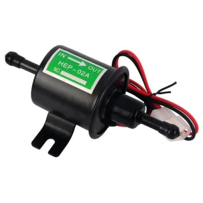 Afbeelding van elektrische benzinepomp,Lage druk voedingspomp,12V universele benzinepomp Bevestiging Laagdrukbout Diesel benzinepomp,voor benzine (zwart)