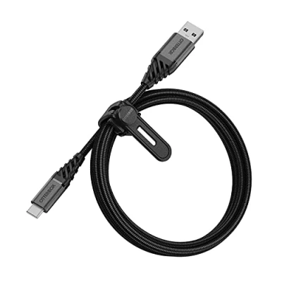 Afbeelding van OtterBox Nylon Braided Charge/Sync Cable USB C 1m Black