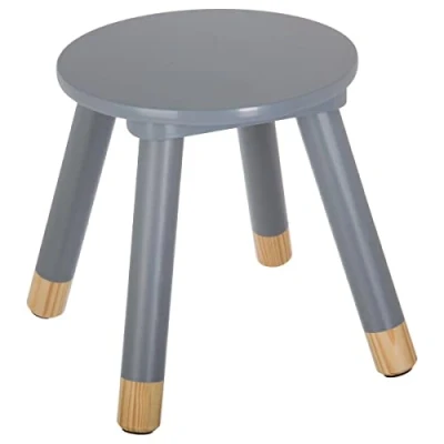 Afbeelding van Atmosphera kruk zachtheid 26 x cm zitting 24 grijs