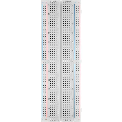 Afbeelding van AZDelivery MB 102 Breadboard met 830 contacten compatibel Arduino Inclusief E Book