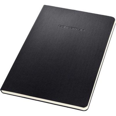 Afbeelding van Sigel Si Co803 Schrijfblok Conceptum Softcover A5 Zwart Gelinieerd