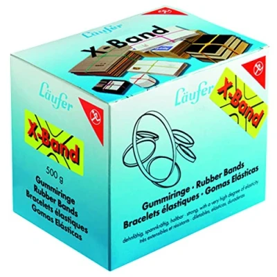 Image de L„ufer x bande dans carton 500 g, 150 11 mm, assortiment