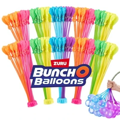 Afbeelding van Tropical Party Bunch O Balloons 300 stuks zelfdichtende waterballonnen, snel vulbaar, brievenbus (10 stelen)