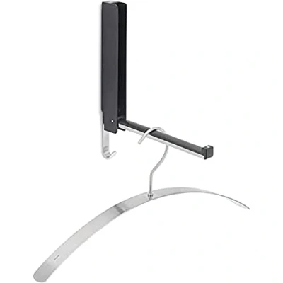 Image de PatÃ&#039;re RÃ©tractable murale noire et inox brossÃ© LANCA Blomus