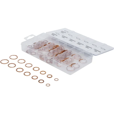 Afbeelding van BGS O ring assortiment koper Ø 6 20 mm 95 delig
