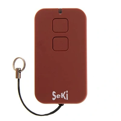 Afbeelding van SeKi 313817 Universele leerafstandsbediening 433 X2 MHz voor garagedeuropening met 2 knoppen Draadloze afstandsbediening ook afstandsbedieningen