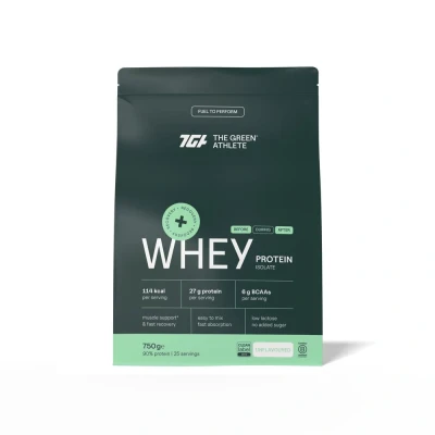 Afbeelding van Green Athlete Whey protein isolate unflavoured 750g