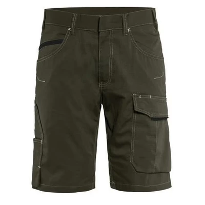 Image de Short services vert olive/noir