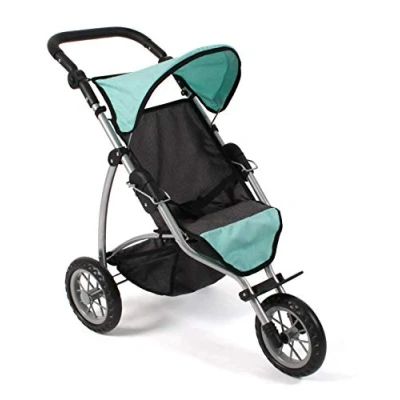 Afbeelding van Bayer Chic 2000 Poppenwagen Jogger Leon Antraciet Mint