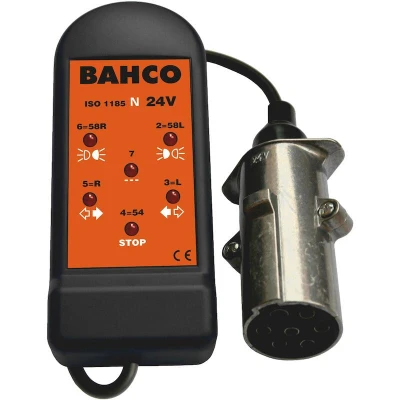 Image de BAHCO BELT247N testeur de prises 7 broches 24V adapté aux 24N