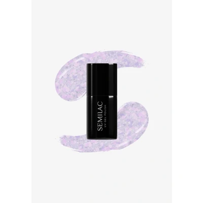 Afbeelding van Semilac UV GEL Polish Nagellak: base coat, Dames, Maat: 7 ml, Icy lavender