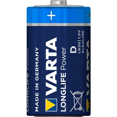 Afbeelding van Varta Batterijen Monocel D High Energy Alkaline 2 Stuks