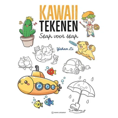 Afbeelding van Forte Boek Kawaii tekenen Y. Li