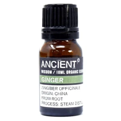 Afbeelding van Biologische Etherische Olie Gember 10ml Essentiële Oliën Aromatherapie