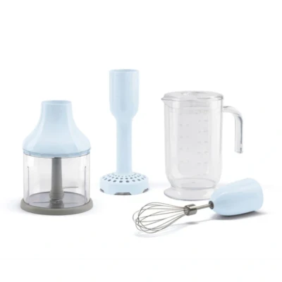 Afbeelding van Smeg Staafmixer Accessoires 4 delig HBAC01PB Blauw