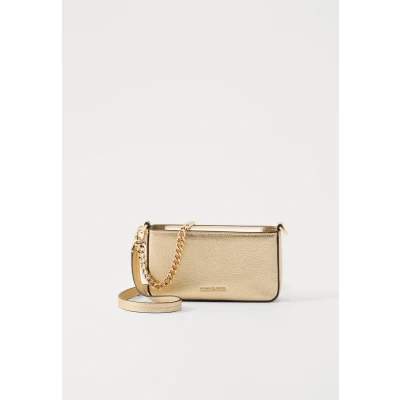 Afbeelding van Michael Kors Bryant Crossbody pale gold damestas