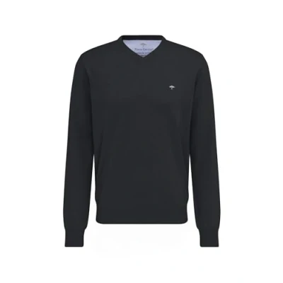 Afbeelding van FynchHatton Trui VNeck Zwart S