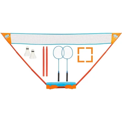 Afbeelding van Get &amp; Go Badminton Set Instant Blauw/Oranje