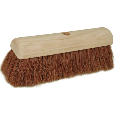 Afbeelding van Zaalbezem kokos gelakt hout 30cm