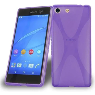 Afbeelding van Cadorabo Hoesje geschikt voor Sony Xperia M5 in LILA VIOLET Beschermhoes gemaakt van flexibel TPU silicone Case Cover
