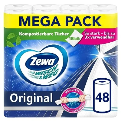 Afbeelding van Zewa Wisch &amp; Weg Original megapakket van 6 pakjes