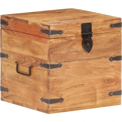 Afbeelding van vidaXL Opbergkist 90x40x40 cm massief acaciahout