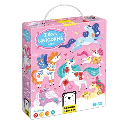 Afbeelding van I Love Unicorns Puzzle 4+ Floor