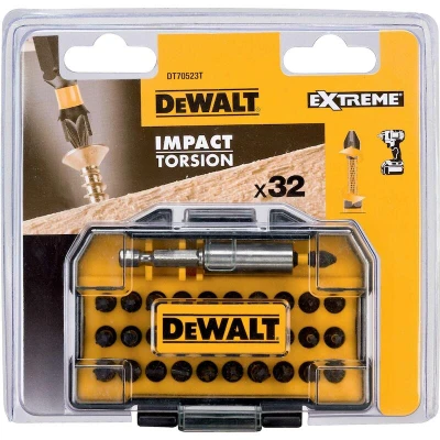 Image de DEWALT DT70523T QZ Jeu d&#039;embouts de vissage compacts à torsion IMPACT 32 pièces