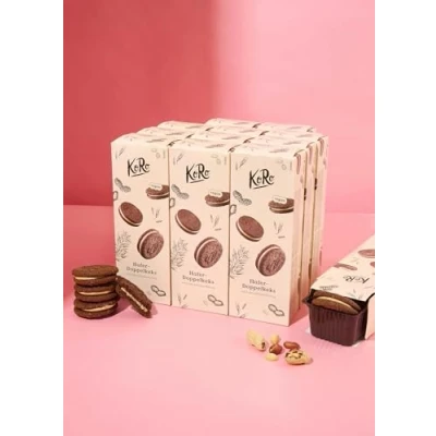 Afbeelding van KoRo Haverkoekjes met pindakaasvulling 20 x 180 g