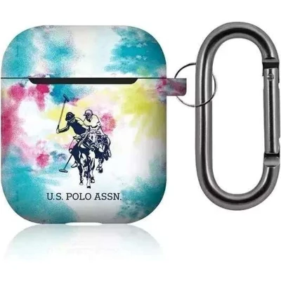 Afbeelding van US Polo Tie &amp; Dye Collection Protective Headphone Case for Apple AirPods