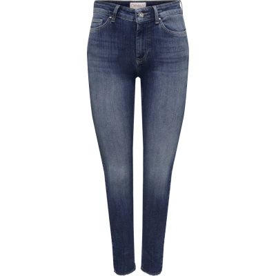 Afbeelding van ONLY Onlblush MID Ankraw Jeans Skinny Fit, Dames, Maat: Mx34, Medium blue denim
