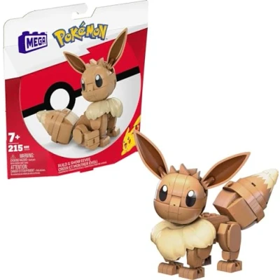 Afbeelding van Ledenpop Mega Construx Eevee Medium + 7 Jaar 215 Onderdelen