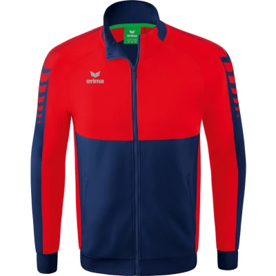 Afbeelding van Six Wings worker jack new navy/rood / XXXL