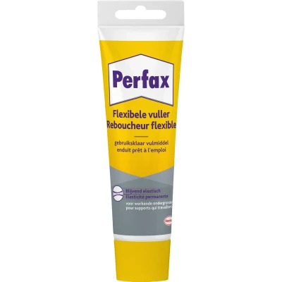 Afbeelding van Perfax Flexible Vuller 300 g Tube Muurvuller Flexibel &amp; Toepasbaar voor eenvoudige klusen Muurvul Renovatiemiddel.