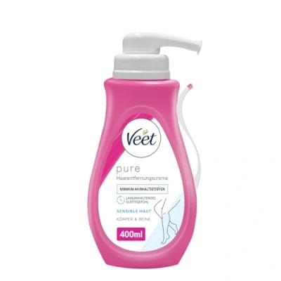 Image de Veet Pure Crème dépilatoire pour le corps et les jambes 400 ml