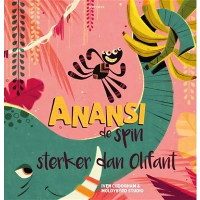 Image de Anansi de spin, sterker dan Olifant