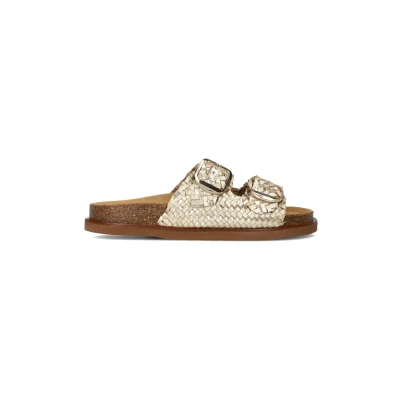 Afbeelding van Notre V As 14231 Slippers Dames Goud Maat 39
